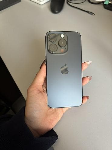 s6 edge: IPhone 15 Pro, Б/у, 128 ГБ, Black Titanium, 81 % — 1