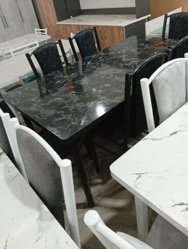 стол в гостиной со стульями: Кухонный стол и стул, Новый, Платная доставка — 8