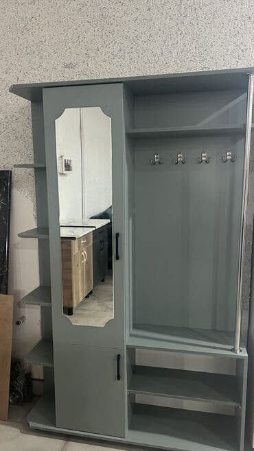 настенный шкаф для ванной комнаты: Гарнитур для прихожей, Новый, Зеркало, Бесплатная доставка — 7