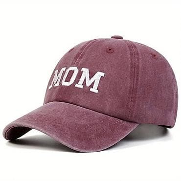 мама и дочка: Бейсболки MOM & DAD — парные кепки с вышивкой - Тип: классические — 3