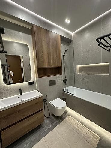 жк нурзаман сити: 3 комнаты, 107 м², Элитка, 8 этаж, Дизайнерский ремонт — 7
