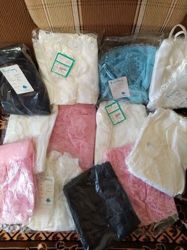 белая ночная сорочка: Пеньюар, Вискоза, Средняя модель, Германия — 4