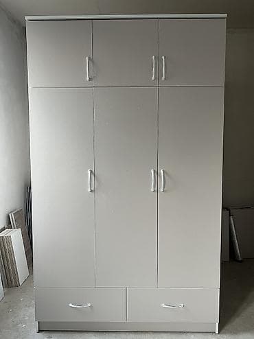 шкаф на замке: Шкаф для одежды, Новый, Прямой, ЛДСП — 9