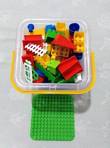 Детское ведёрко с конструктором. Все детали на месте. Можно разные