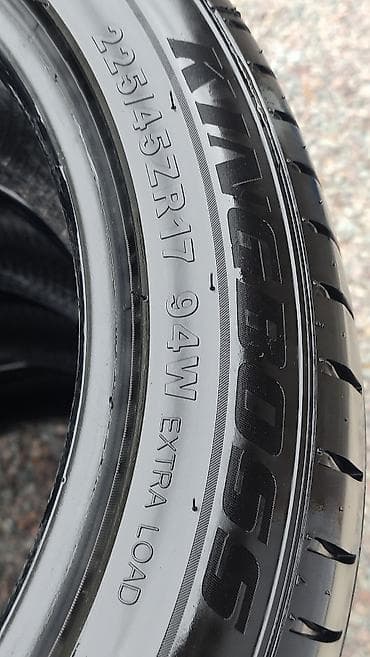 r18 22545: Комплект летних шин, 4 шт.17-размера,225/45.Отличном состоянии.90 — 6