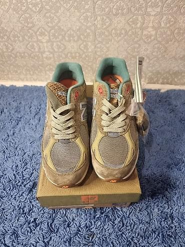 Кроссовки и спортивная обувь: Мужские кроссовки, 42, New Balance, Новый, цвет - Зеленый, Самовывоз, Платная доставка — 1