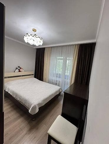 комната аламедин 1: 2 бөлмө, 49 м², Аламедин-1 мкр 105-серия, 1 кабат, Жаңы ремонт — 8