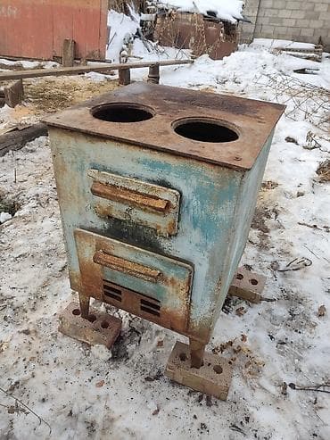 Печь-«буржуйка» металлическая с варочной поверхностью - Материал