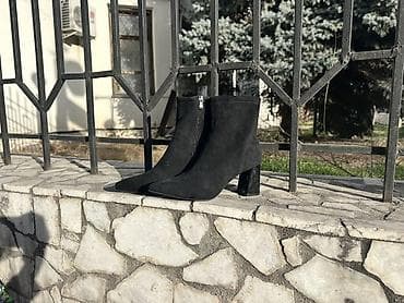 ботильоны удобные: Женские ботильоны-носочки, черные - Материал верха: мягкий — 1