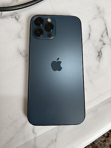 poco pad m1: IPhone 12 Pro Max, Б/у, 128 ГБ, Pacific Blue, Кабель, 79 % — 1