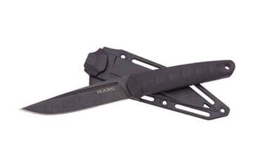 прибор ночного видения для охоты бу: Нож "MARS" разделочный охотничий, сталь AUS-8, клинок черный, рукоять — 1