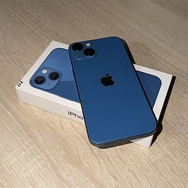 IPhone 13, Б/у, 128 ГБ, Синий, Коробка