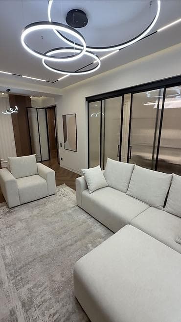 seven development: 3 комнаты, 122 м², Асанбай мкр Элитка, 9 этаж, Дизайнерский ремонт — 2