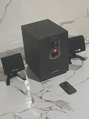 sound system: 🕒 До 22:00 • Доставка 150 - 350 cом Microlab Subwoofer M-108BT 2.1 — 9