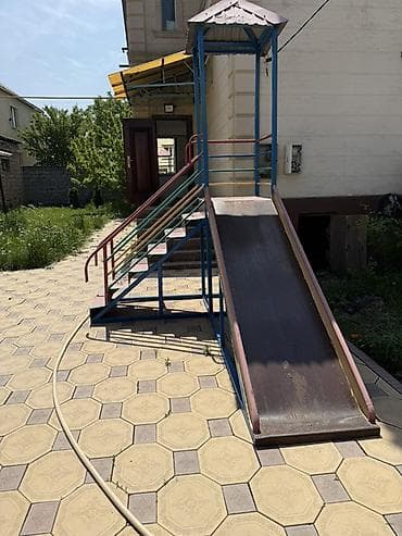 Детские горки: Детская горка Для улицы, Металл — 1