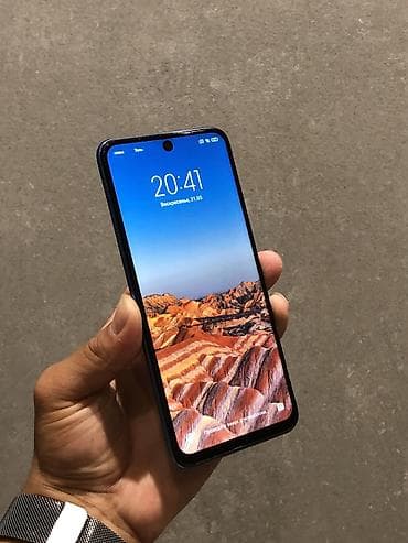 Redmi, Redmi Note 10S, Б/у, 128 ГБ, цвет - Синий, 2 SIM