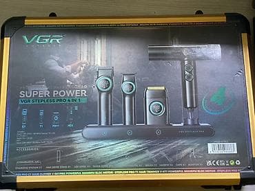 фен: Есть торг!!! Профессиональный барбер‑набор VGR Stepless Pro 4‑in‑1 — 1