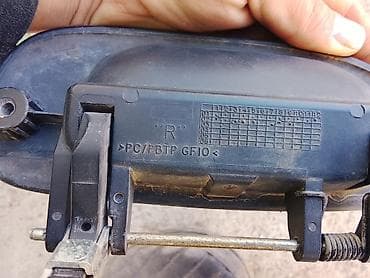 Дверные ручки: Комплект дверных ручек Дверная ручка Mitsubishi Б/у, Оригинал — 5