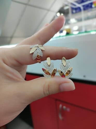 свадебные наборы ручной: Серебро с напылением золото Размеры имеются Есть доставка по — 3