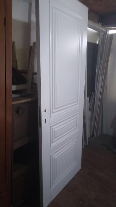 Короны для дверей: Межкомнатное дверное полотно, окрашенное в белый цвет. Срочно сатылат — 10