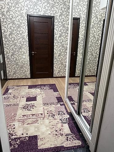 osh flat: 2 комнаты, Джал мкр (в т.ч. Верхний, Нижний, Средний) Собственник, Без животных, от 6 месяцев, от 1 года, С мебелью полностью — 7