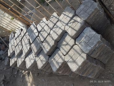 профнастил и металлочерепицу: Тротуарная плитка, Другая модель, Бетонная, Для двора, Б/у — 1