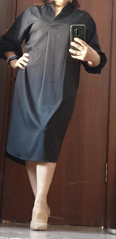 Был выход только 1 раз. Пошив Бишкек. Размер подойдёт от 42 до 48