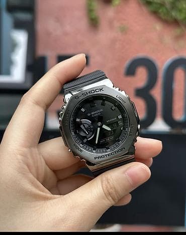 пш метр: Спорттук сааттар саат, Casio (G-Shock), Таймер жана секунда өлчөгүч, Суу өткөрбөөчү, Асыл нуска, Эркектердики, Жаңы — 4