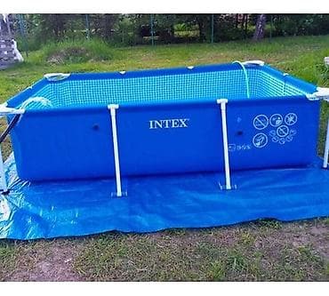 басейн интекс: Каркасный бассейн Intex 28272 - Размеры: 300 × 200 × 75 см - Форма — 2