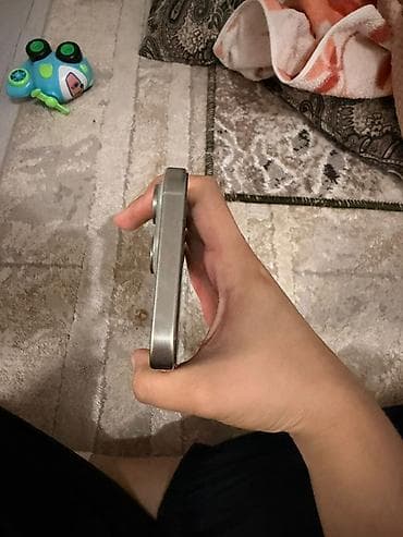 IPhone 15 Pro Max, Б/у, 256 ГБ, Серебристый, Коробка, 89 % — 2