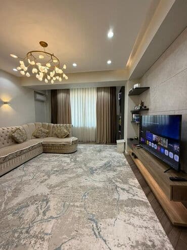 2 ком квартира джал в аренду: 3 комнаты, 95 м², Элитка, 13 этаж, Дизайнерский ремонт — 4