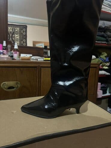 купить обувь бишкек: Женские сапоги-трубы, размер 35 (по стельке ориентировочно 22,5–23 — 1