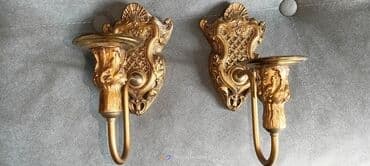 красивые вещи: Продаю красивые подсвечники под бронзу советские 2000 с за пару — 4