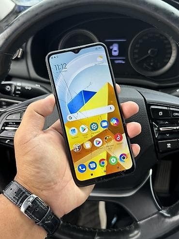 Техника и электроника: Poco M5, Б/у, 128 ГБ, цвет - Черный, 2 SIM — 2
