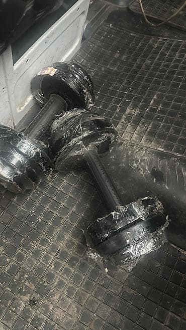 турние: Гантели 10+10 кг (пара) - Тип: разборные гантели с винтовыми гриффами — 6