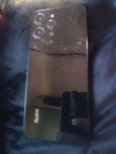 динамики нч: Redmi, Redmi 12, Колдонулган, 4 ГБ, түсү - Кара, 2 SIM — 2