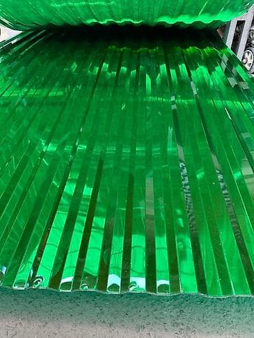 цветная пленка: Профилированные поликарбонатные панели (зелёные) - Материал — 1