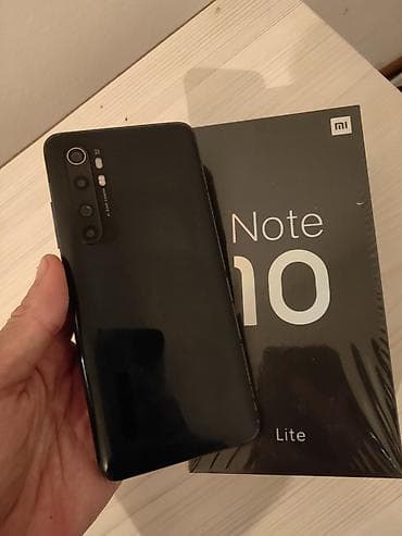 Уюлдук телефондор жана аксессуарлар: Xiaomi, Mi 10 Lite 5G, Колдонулган, 128 ГБ, түсү - Кара, 2 SIM — 1