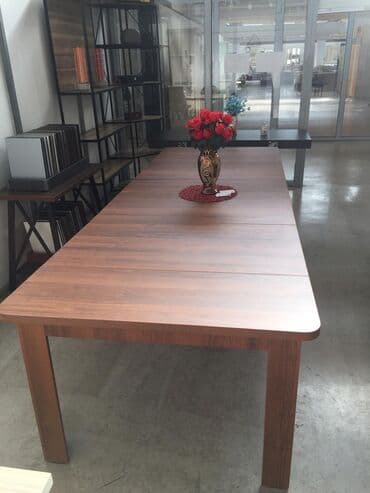 стол бабочка: Стол "Швейцар" с овальными краями Цены: 3 метра - 26000 сом 4,5 метра — 2