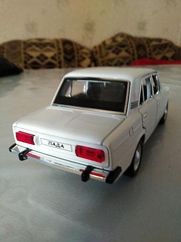 модели машин: Моделька ВАЗ - 2106. Белый. Размер : длина 18 см, ширина 7 см — 2