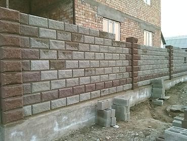 Утепление: Строим заборы пескоблокам все виды. Пескаблок койобуз баардык турун — 8