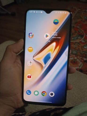 samsung z flip 4 цена в бишкеке бу: OnePlus 6T, цвет - Черный — 2