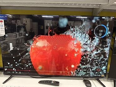 Смарт‑телевизор с диагональю около 43–50", тонкими рамками и