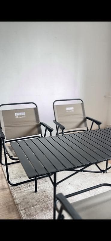 куплю стол со стульями: Комплект складной мебели для отдыха ENKINMO: - 4 кресла с — 2