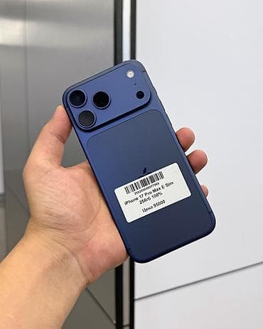 iphone 6 pro: IPhone 17 Pro Max, Б/у, 256 ГБ, Blue Titanium, Защитное стекло, Чехол, В рассрочку, 100 % — 1