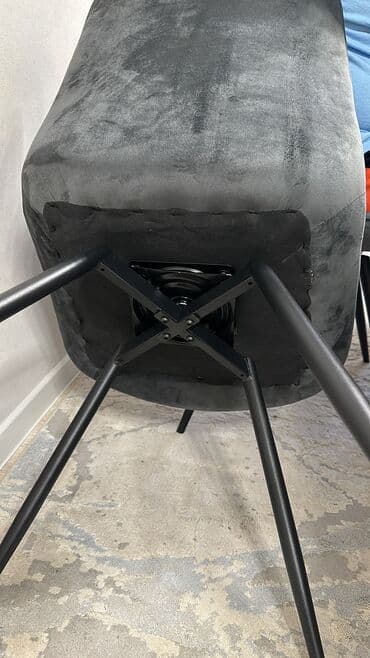 Швейные стулья: Стул для кухни, Другой материал, цвет - Серый — 4