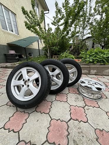 Колеса в сборе R 14, Зима, Б/у, Комплект, Легковые, Литые, отверстий - 4 — 2