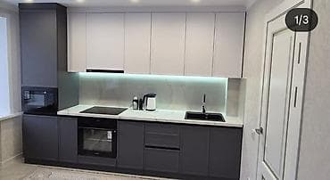 Жумшак эмерек комплекттери: Ашкана гарнитуру, Жаңы, Бөлүп төлөө менен, түсү - Боз, МДФ, Акысыз жеткирүү — 8