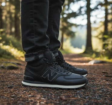 большие размеры женской обуви: Мужские кроссовки, 42, New Balance, Новый, цвет - Черный, Бесплатная доставка — 8