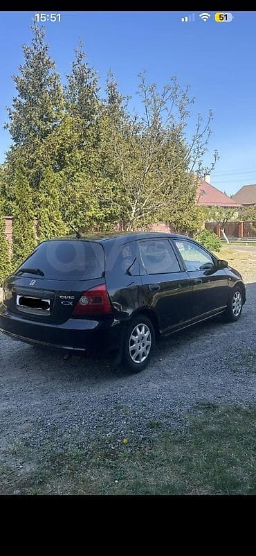 ms 16rs: Honda Civic: 2002 г., 1.6 л, Механика, Бензин, Хэтчбэк — 4